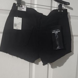 COPY - Almost Famous Jean Shorts- Black